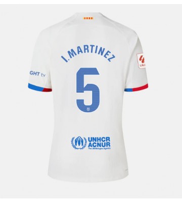 Barcelona Inigo Martinez #5 Replika Udebanetrøje Dame 2023-24 Kortærmet